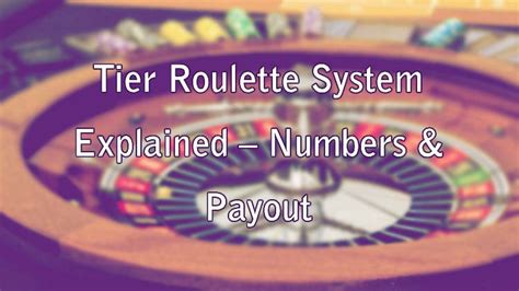 tier roulette system